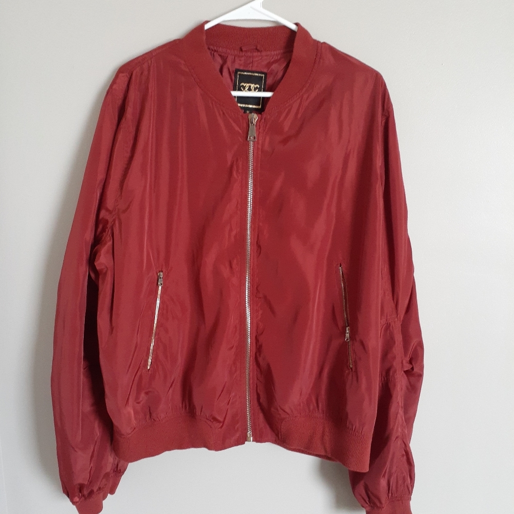 Members Only style Rust Jacket, 3X